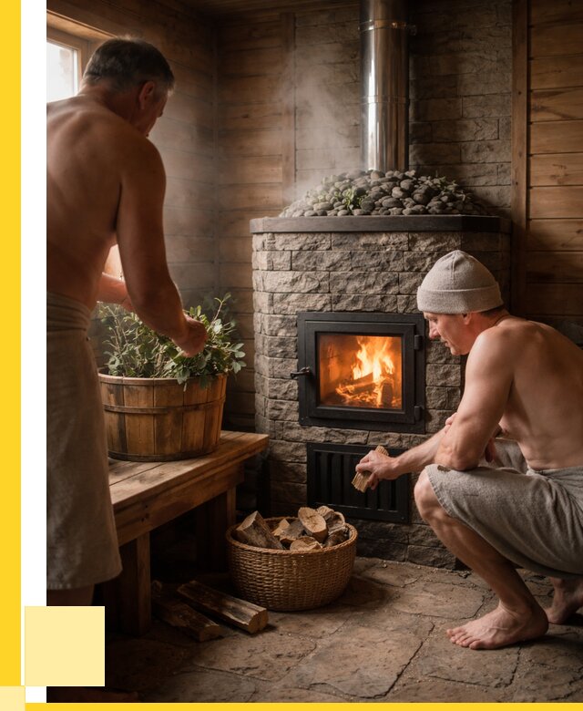 Банные печи под ключ в Новоуральске от 45936 р. | ЭриданНву кирпичная