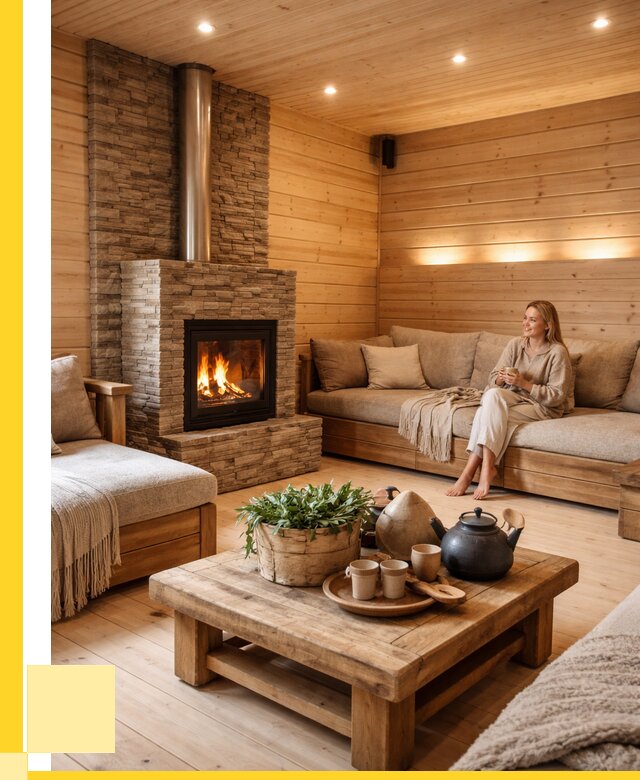 Проект бани с комнатой отдыха в Новоуральске от 35728 р. | ЭриданНву