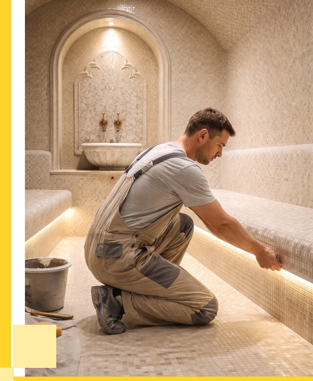 Отделка хамамов под ключ в Новоуральске от 5614 р. | ЭриданНву