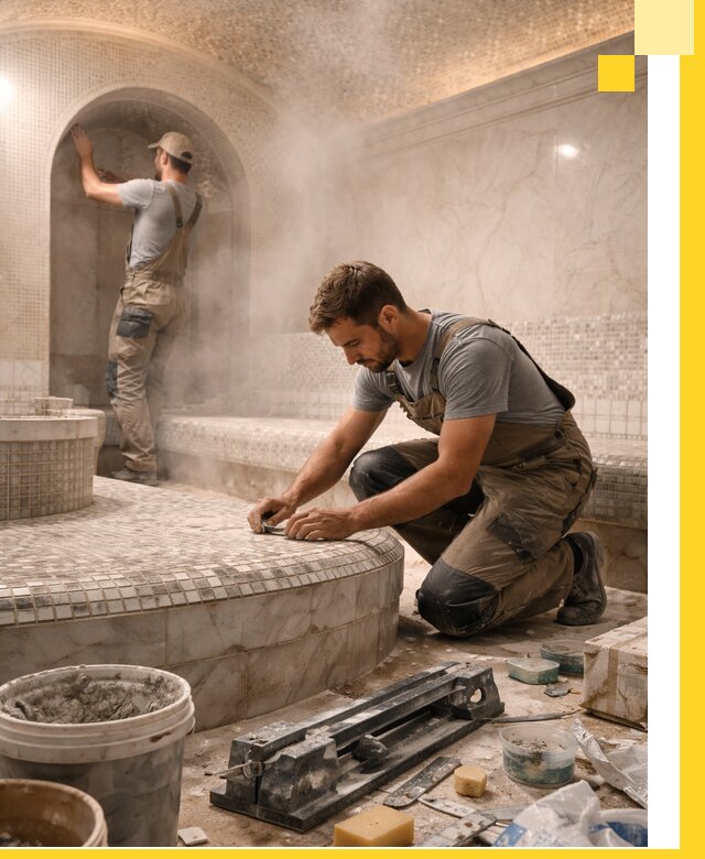 Профессиональный дизайн хамама и SPA под ключ в Новоуральске