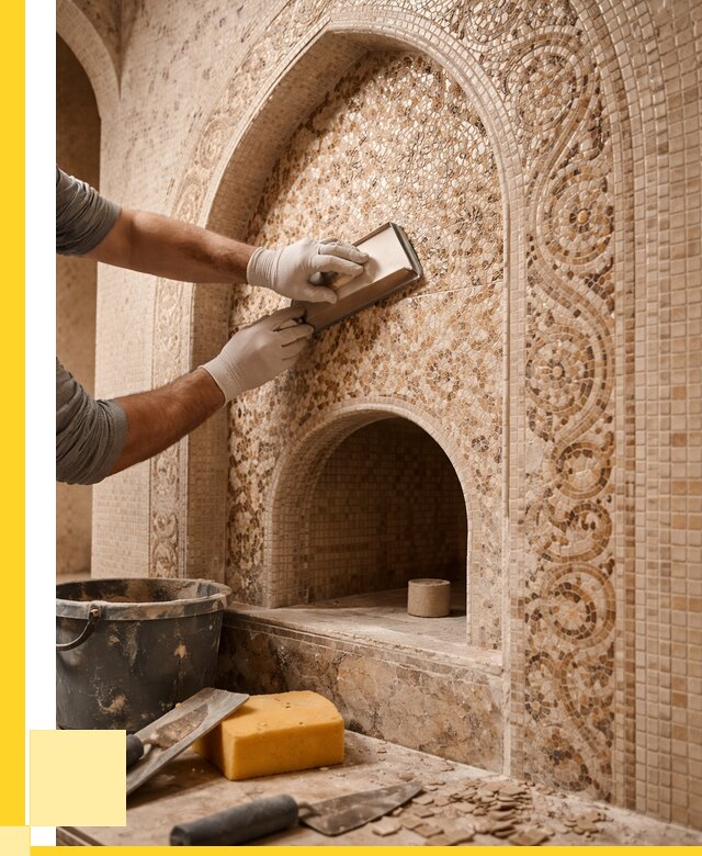 Мозаика для хамама в Новоуральске под ключ от 5104 р. | ЭриданНву