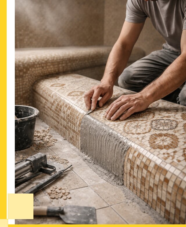 Плитка для хамама под ключ в Новоуральске от 3573 р. | ЭриданНву